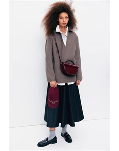 Свитер с воротником, серый H&m