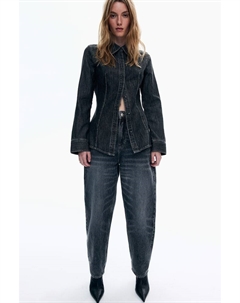 Джинсовая блузка, серый H&m