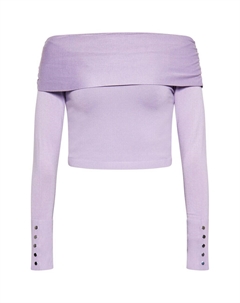 Тонкий вязаный свитер Sweater, лавандовый Faina