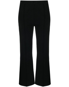 Расклешенные трикотажные брюки, черный Theory