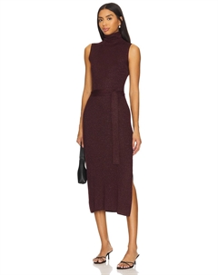 Платье из рубчика zoelle, бордовый Paige