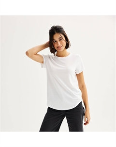 Юниорская футболка с короткими рукавами и круглым вырезом, цвет Modern White So