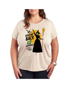 Плюс футболка с рисунком «Тапочки из страны Оз», бежевый Licensed character