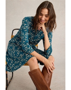 Платье рубашка из джерси Ria, зеленый White stuff