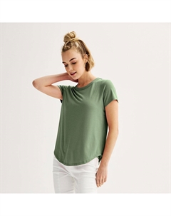 Юниорская футболка с короткими рукавами и круглым вырезом, цвет Manolo Olive So