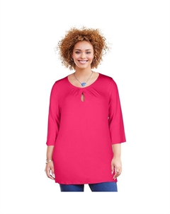 Женская распашная туника больших размеров Katerinas Liz&me, цвет Pink Burst Catherine's