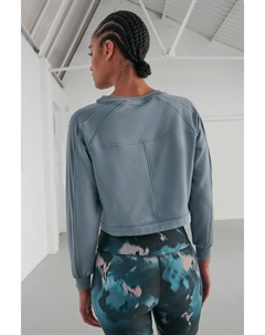 Мягкая на ощупь толстовка с рукавами реглан, бирюзовый Next