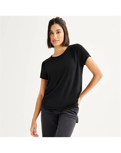 Юниорская футболка с короткими рукавами и круглым вырезом, цвет Black Luxe So