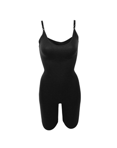 Женское корректирующее белье с контролем живота, боди с полным бюстом и формирователем тела, черный Unique bargains