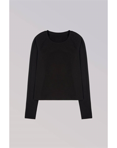 Женский топ в рубчик с длинными рукавами, черный Pineapple