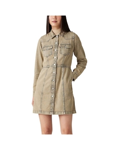 Женское мини-платье Flynn Western, цвет Coastal Khaki Levi's®