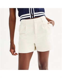 Юниорские шорты-брюки со складками спереди, цвет Bone So