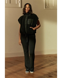 Леггинсы Active с защипом и расклешенной талией, черный Next