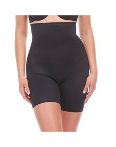 Женское корректирующее белье умеренного контроля Безупречная отделка с высокой талией до середины бедра 10240R, цвет Very Black Red hot by spanx