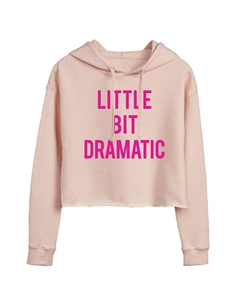 Укороченное худи Little Bit Drmatic для юниоров, розовый Licensed character