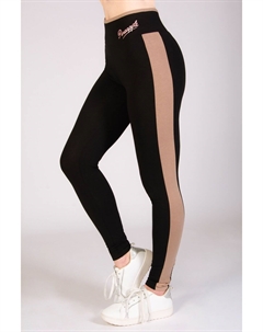 Женские леггинсы со вставками, черный Pineapple