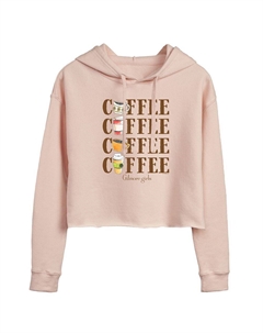 Укороченное худи цвета кофе Gilmore Girls для юниоров, розовый Licensed character