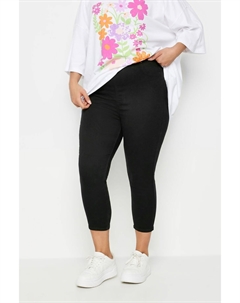 Укороченные эластичные джеггинсы Jenny, черный Yours curve