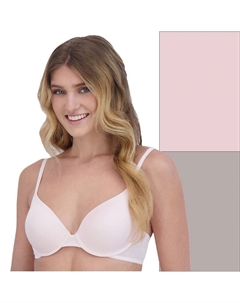 Комплект из двух трансформируемых бюстгальтеров-футболок на легкой подкладке Juniors 51-001, цвет Barely Pink And Cream So