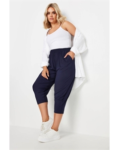 Шаровары со сборками, синий Yours curve