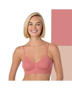Комплект из двух гладких бюстгальтеров для юниоров 81001P2, цвет Rose Champange So