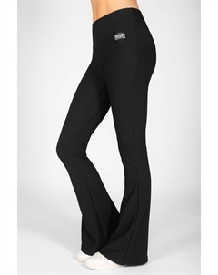 Женские расклешенные леггинсы в рубчик, черный Pineapple