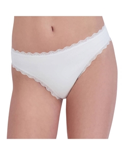 Бесшовные трусики-стринги для юниоров 83-019, белый So