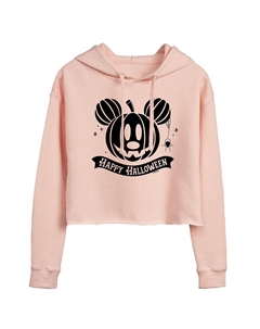 Укороченное худи с тыквой Disney's Mickey Mouse Happy Halloween для детей, розовый Licensed character