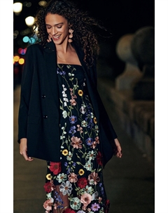 Двубортный блейзер, черный Next