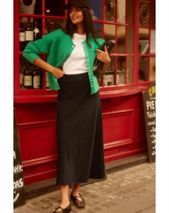 Юбка миди понте, черный Next