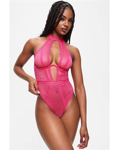 Боди с бретелью через шею, розовый Ann summers