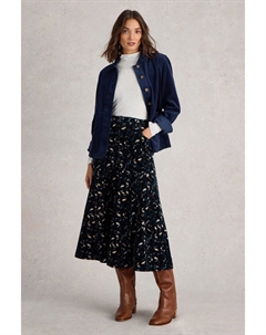 Юбка из органического шнура Quinn, черный White stuff