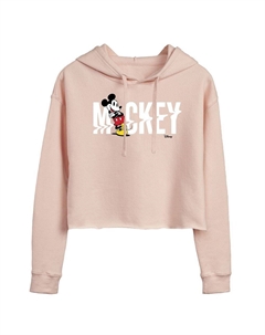 Укороченная толстовка с рисунком Микки Мауса Disney для детей, розовый Licensed character