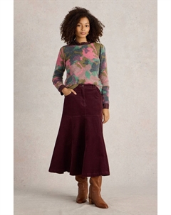 Джемпер с цветочным принтом Jodie, зеленый White stuff