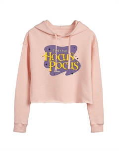 Укороченная толстовка с капюшоном для юниоров Hocus Pocus Just A Bunch, розовый Licensed character