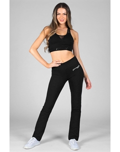 Женские облегающие брюки из трикотажа, черный Pineapple