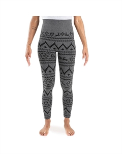 Женские леггинсы на флисовой подкладке, цвет Charcoal Heather Deer Muk luks