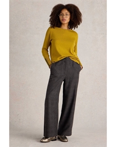 Широкие брюки Una tweedy, черный White stuff