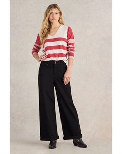 Широкие джинсы Ayla, черный White stuff