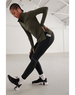 Леггинсы для бега с карманом, черный Next