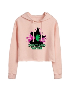 Укороченная толстовка с капюшоном «Волшебник страны Оз» для юниоров Wicked Witch Don't Add Water, розовый Licensed character
