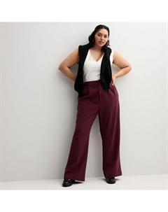 Широкие брюки больших размеров для юниоров, цвет Wine So