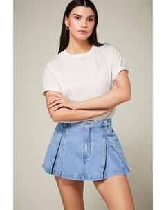 Джинсовая юбка шорты, синий Next