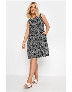 Платье миди без рукавов, черный Yours curve