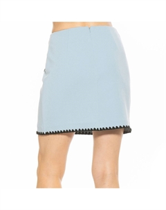 Женская мини-юбка Sunday с вышивкой по краям, розовый Alexia admor