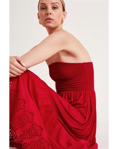 Платье бандо Бейли, красный Monsoon