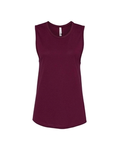 Женская майка из джерси Bella + Canvas с мускулами, цвет Maroon Bella+canvas