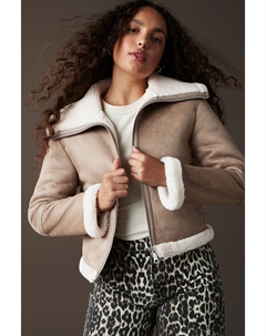 Куртка авиатор Тедди Борг, нейтральный Next