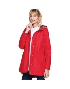 Женский плащ больших размеров с капюшоном и застежкой спереди, цвет Hot Red Ellos