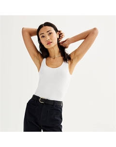 Женская многослойная майка на каждый день, цвет Vital White Sonoma goods for life